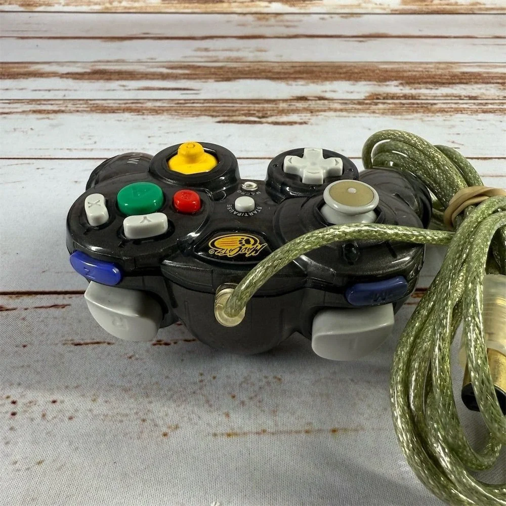 MadCatz Black Wired GameCube Controller 5636 Used